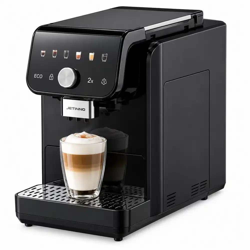 Máquina de Café Espresso Superautomática Jetinno JL05B 220V – Moinho Flat SGH64 e Espumador de Leite Fresco - Imagem 2